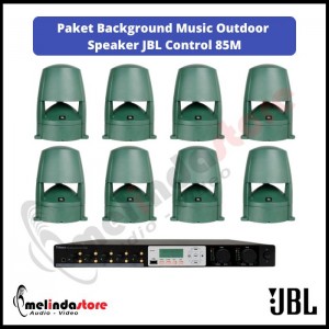 Paket Background Music Outdoor Taman Kolam Speaker JBL 85M | 8 Speaker